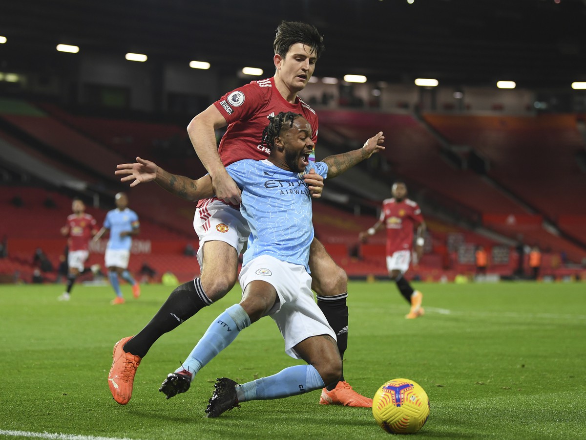 Raheem Sterling a Harry Maguire