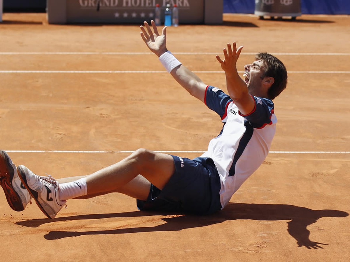 Marcel Granollers sa teší z víťazstva