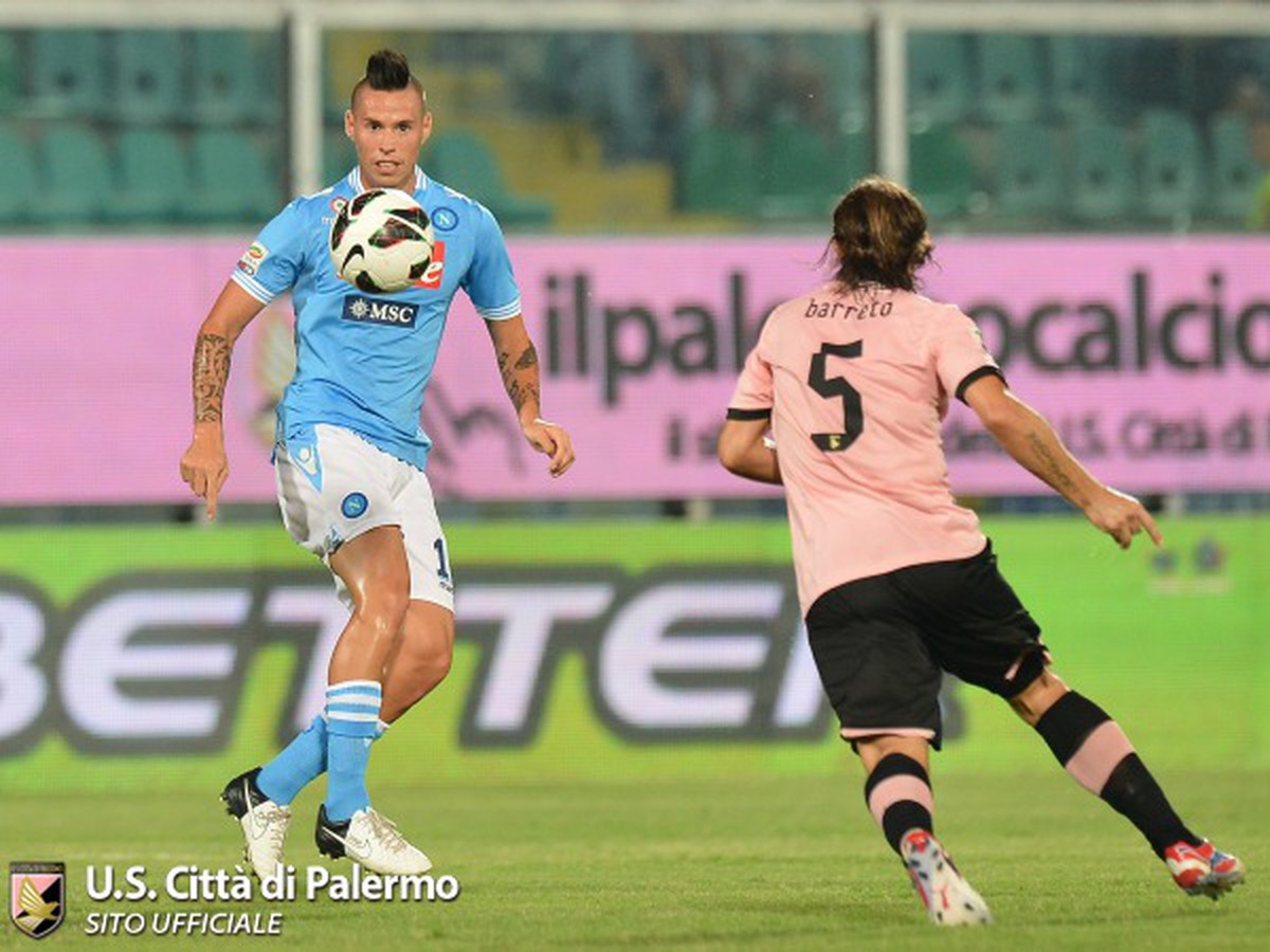 Marek Hamšík v zápase proti Palermu