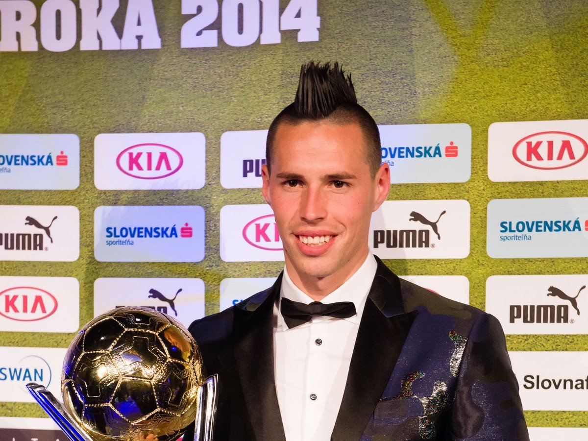 Víťaz ankety Futbalista roka 2014 Marek Hamšík