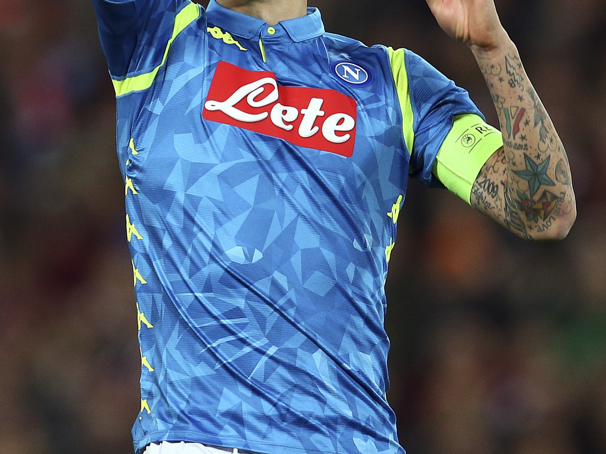 Marek Hamšík s kapitánskou páskou