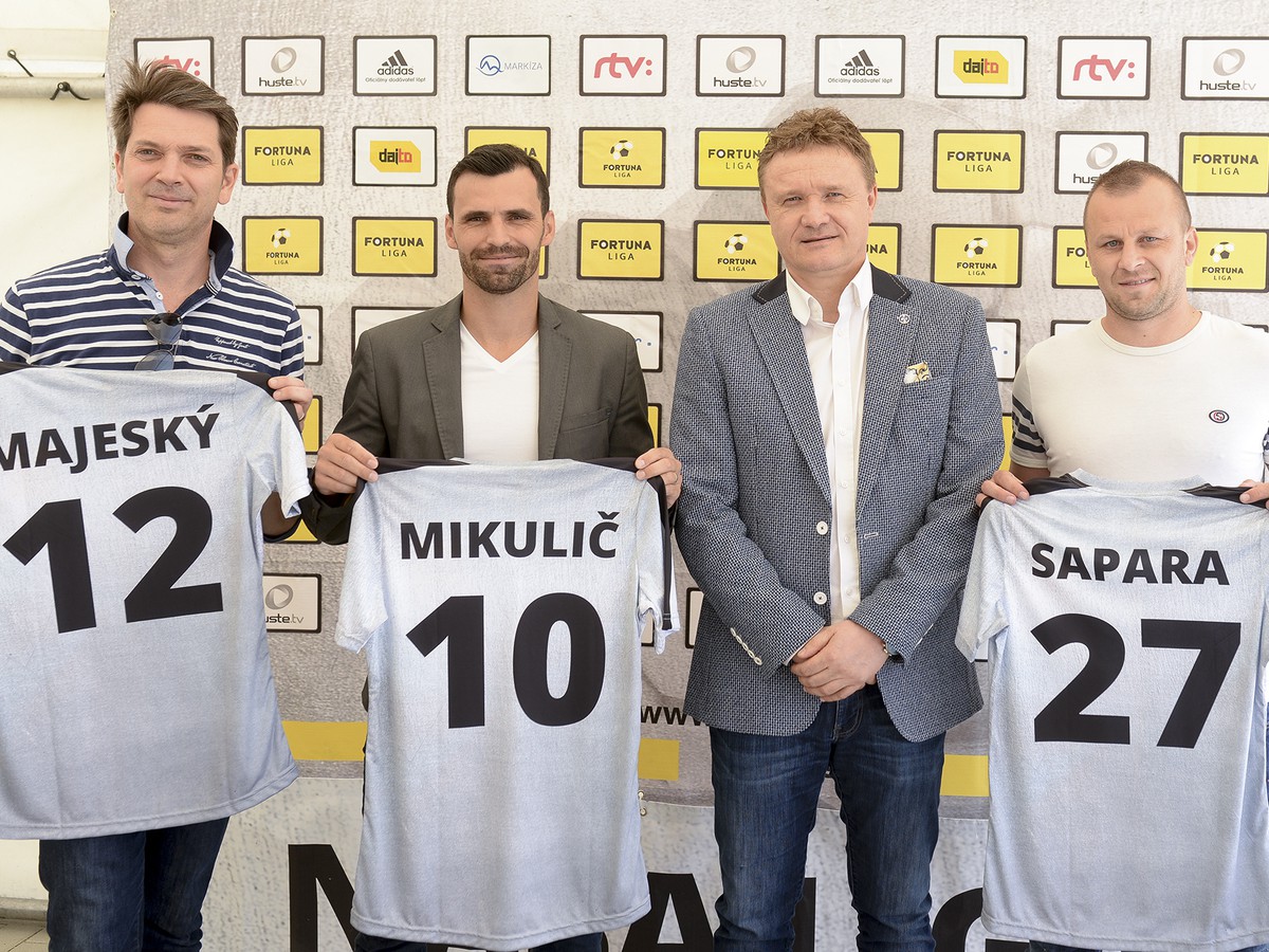 Fortuna liga bude mať v sezóne 2018/19 troch ambasádorov – Mareka Saparu, Martina Mikuliča a herca Mareka Majeského