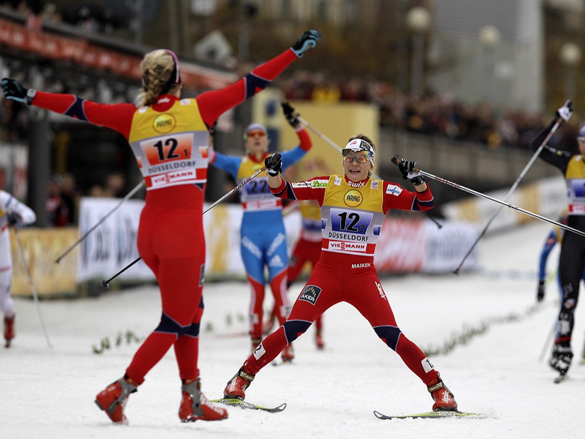Mari Eide a Maiken Caspersen Falla