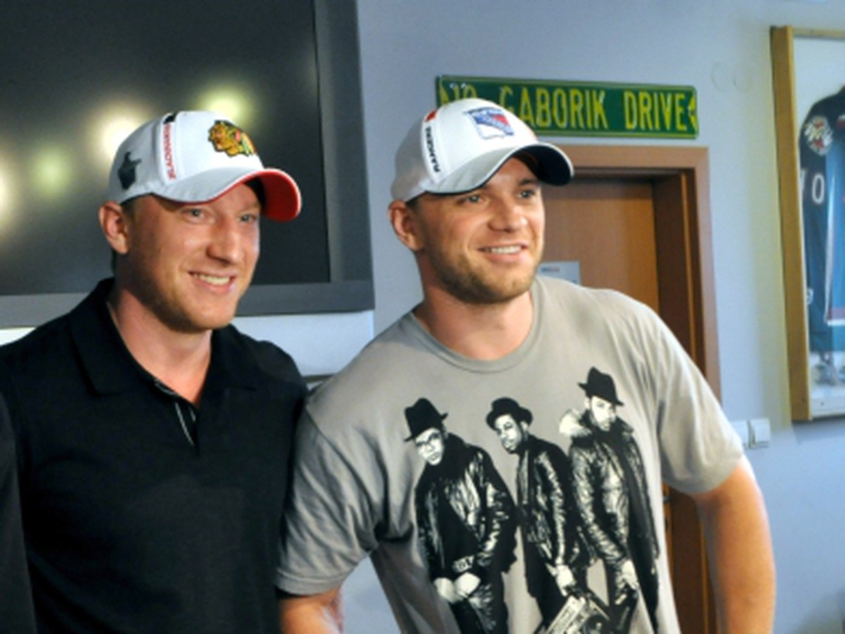 Marián Hossa, Marián Gáborík, 2. júla 2009