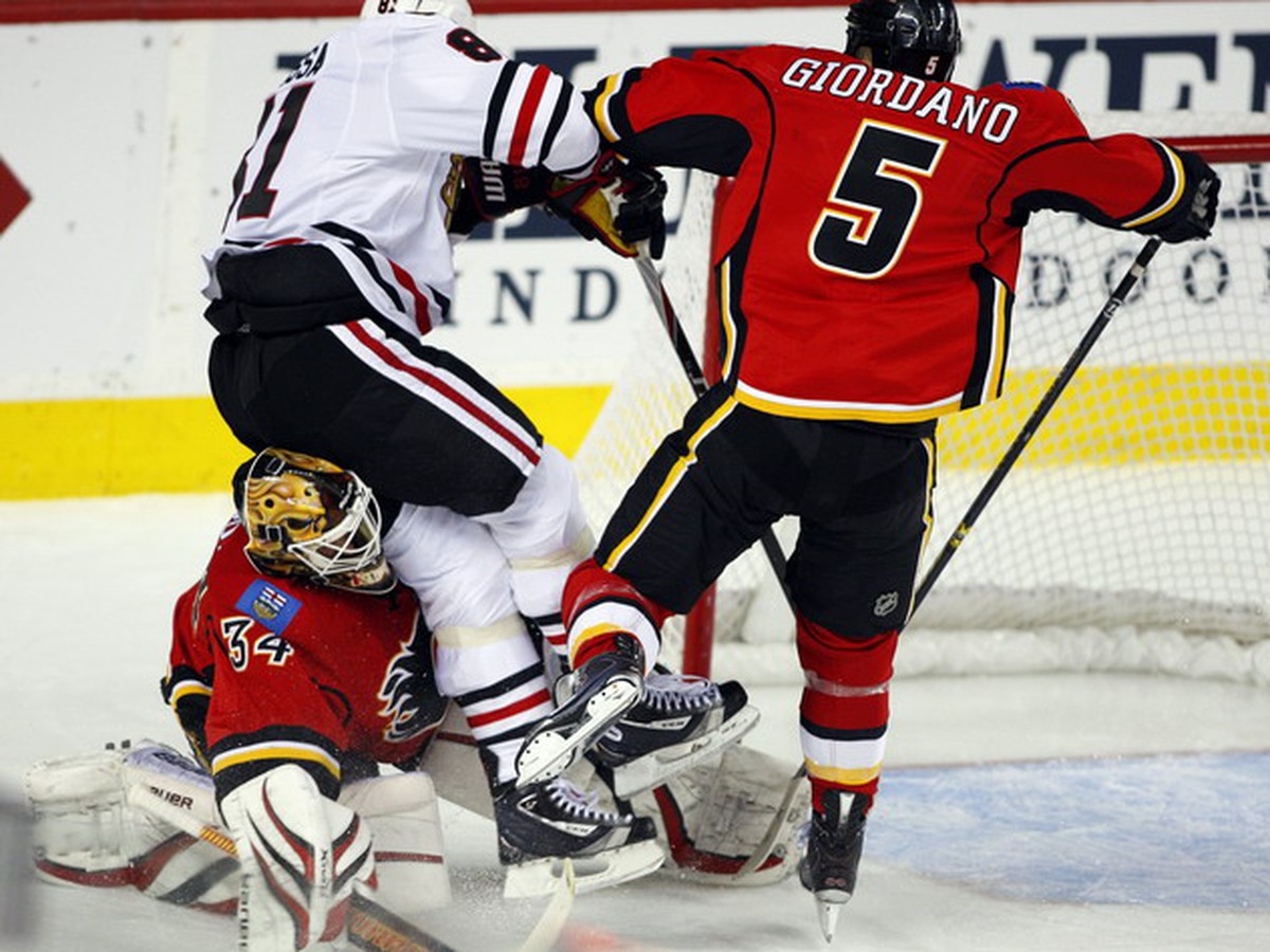Marián Hossa a Mark Giordano
