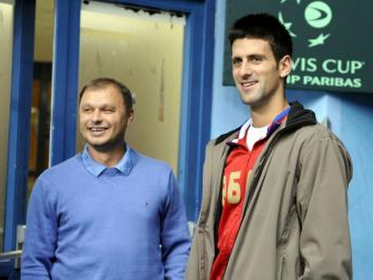 Marián Vajda a Novak Djokovič