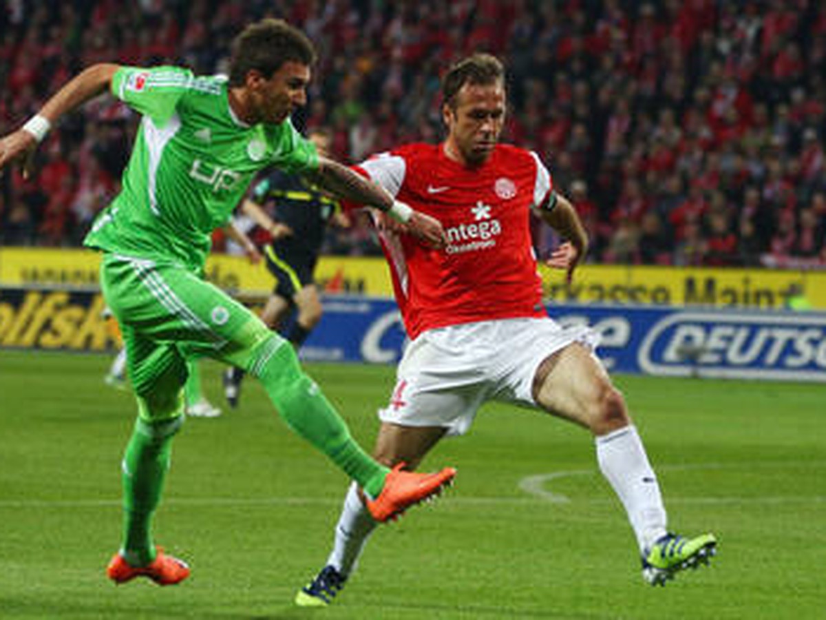 Momentka zo zápasu Mainz - Wolfsburg
