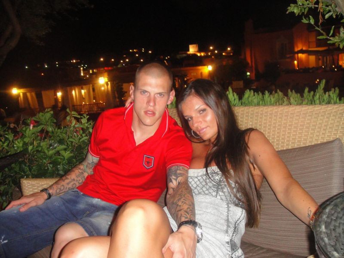 Martin Škrtel s priateľkou Barborou