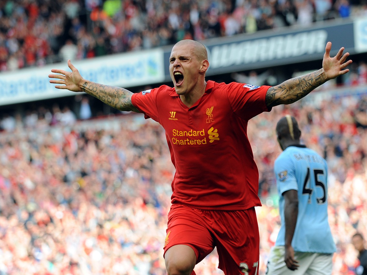 Martin Škrtel sa teší z gólu