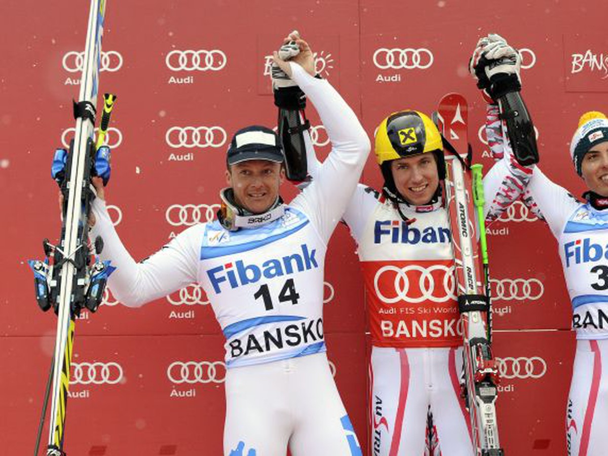 Massimiliano Blardone, Marcel Hirscher a Marcel Mathis