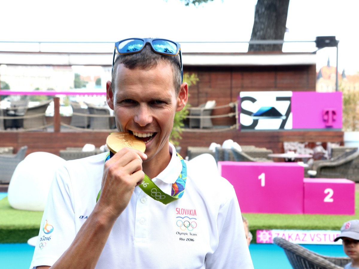 Matej Tóth s olympijským zlatom na krku