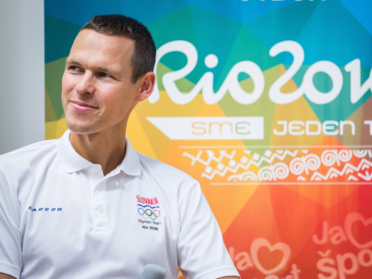 Olympijský víťaz, atlét Matej Tóth počas oficiálnej prezentácie knižnej pamätnice Slovenského olympijského výboru (SOV) z Hier XXXI. olympiády s názvom Rio 2016