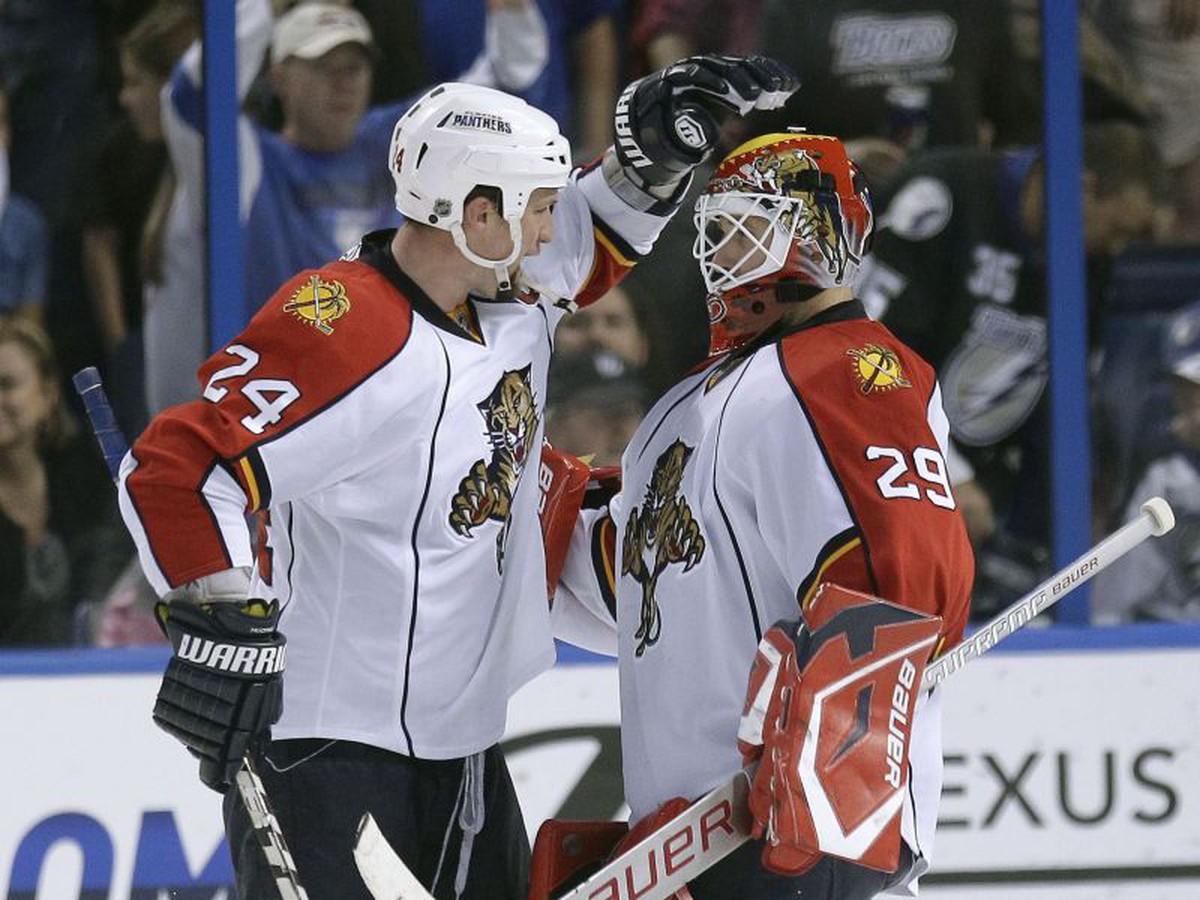 Bryan McCabe a Tomáš Vokoun