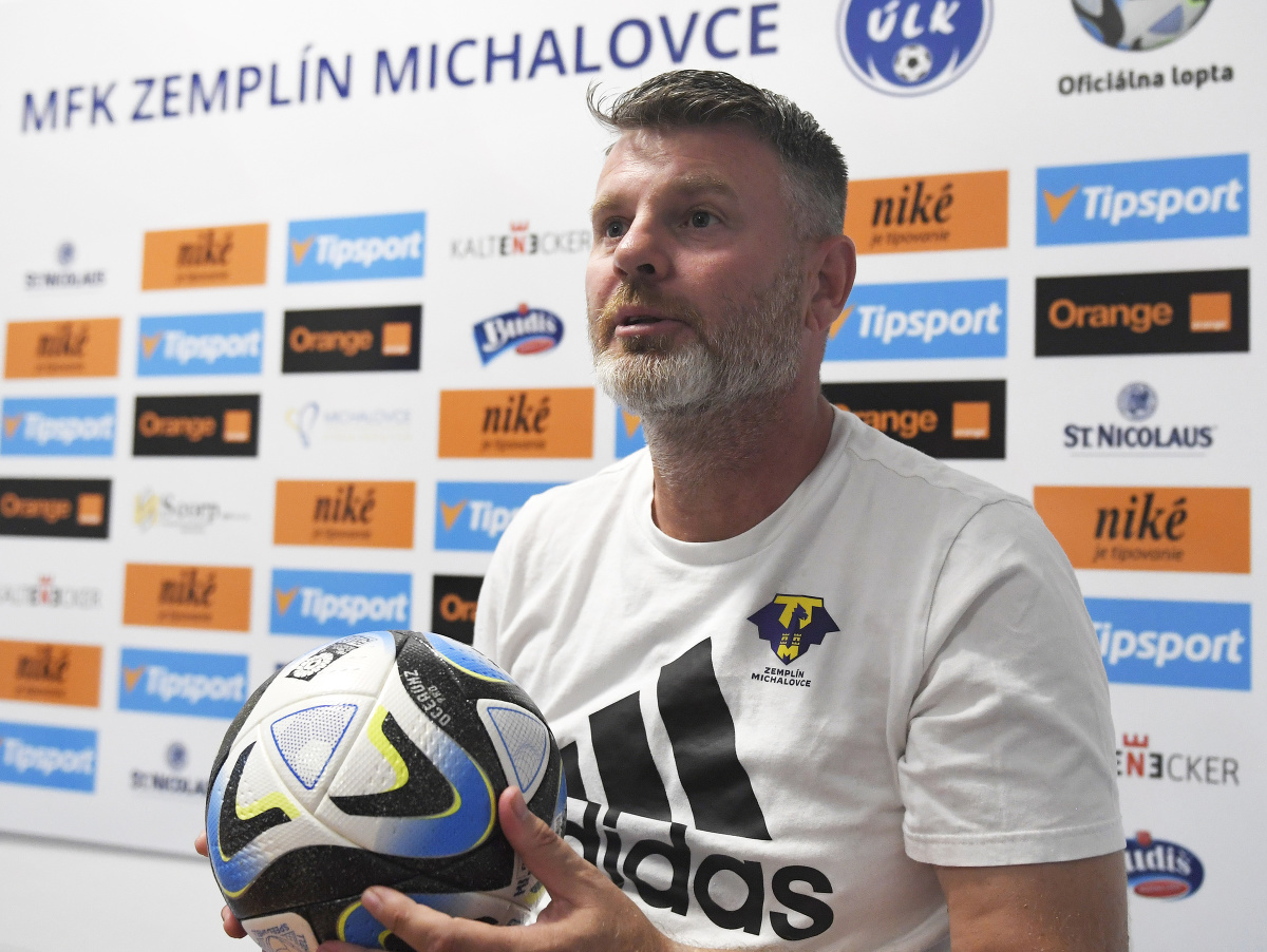 Hlavný tréner MFK Zemplín Michalovce Marek Petruš