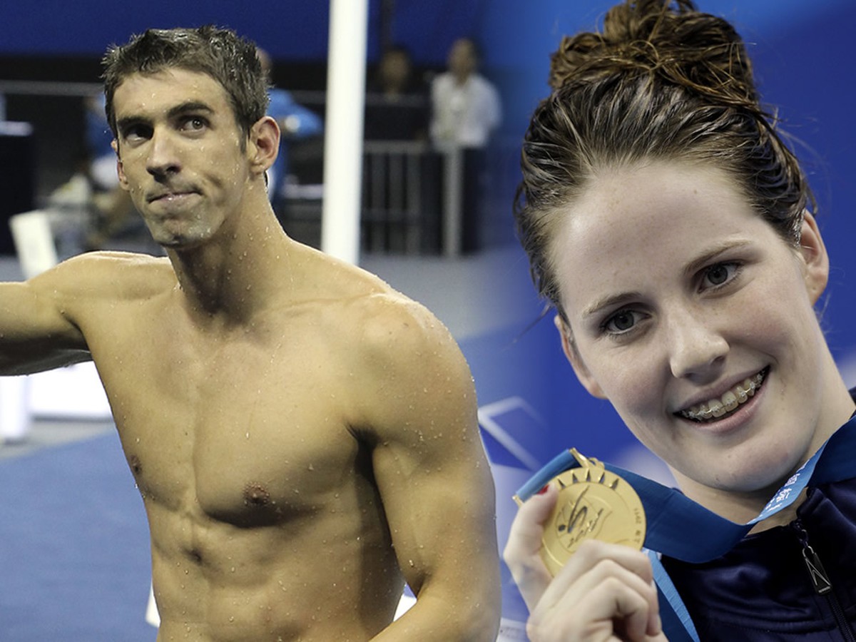 Michael Phelps a Melissa Franklinová
