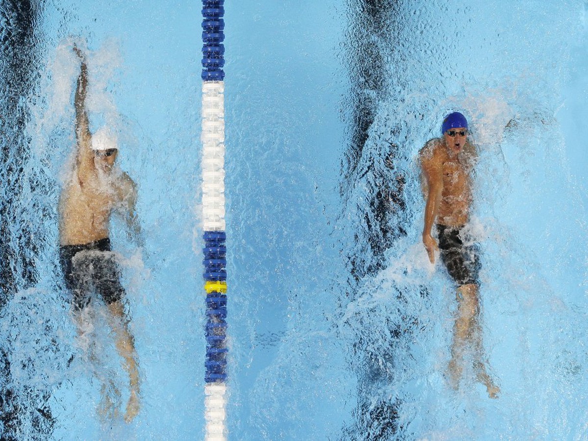 Michael Phelps a Ryan Lochte 
