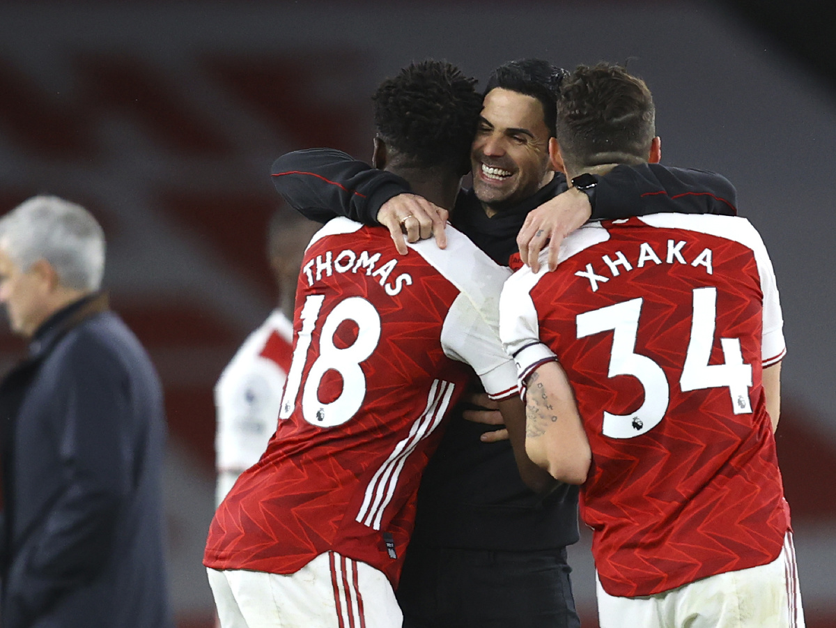 Mikel Arteta sa raduje po víťazstve Arsenalu