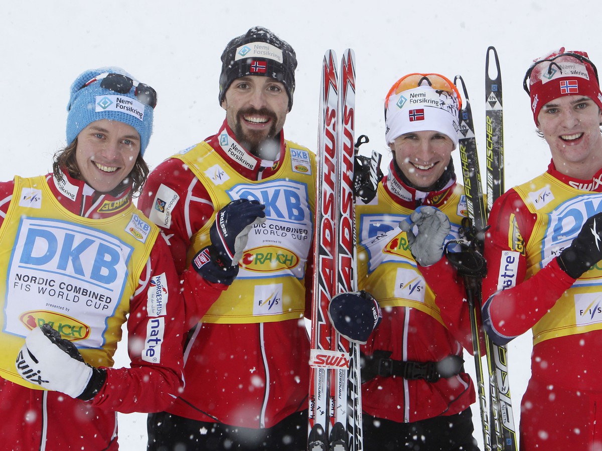 Mikko Kokslien, Magnus Moan, Jan Schmid a Joergen Graaba