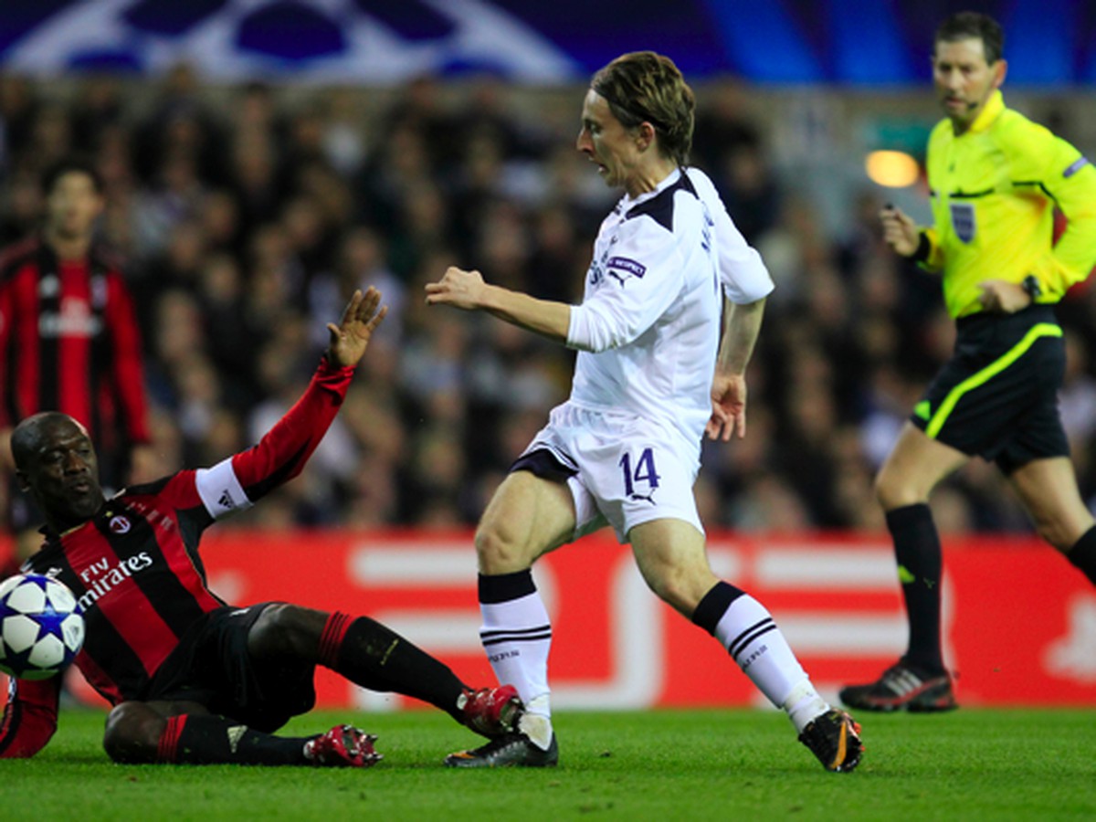 Luka Modrič a Clarence Seedorf