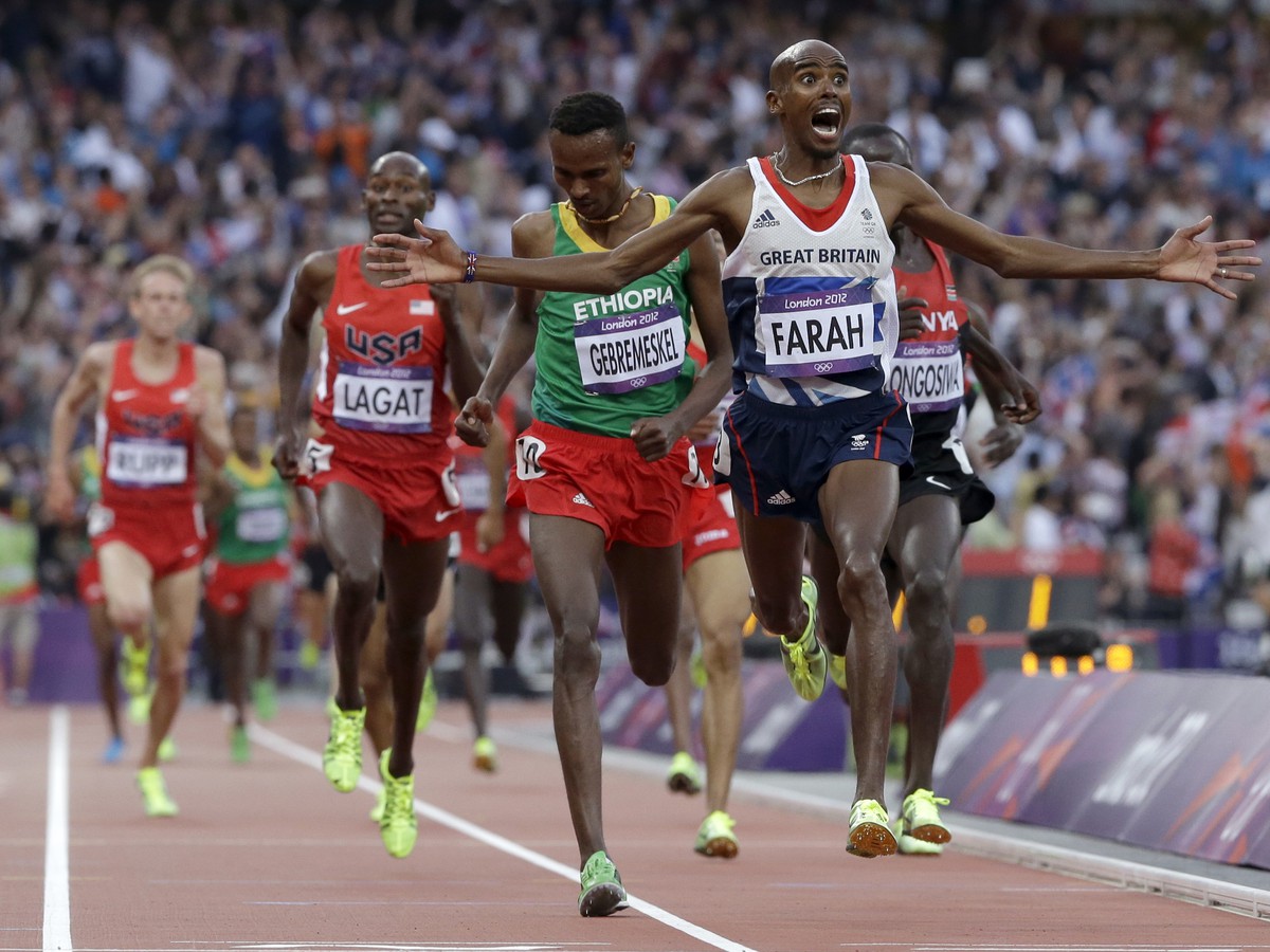 Mohamed Farah v cieli behu na 5000 metrov