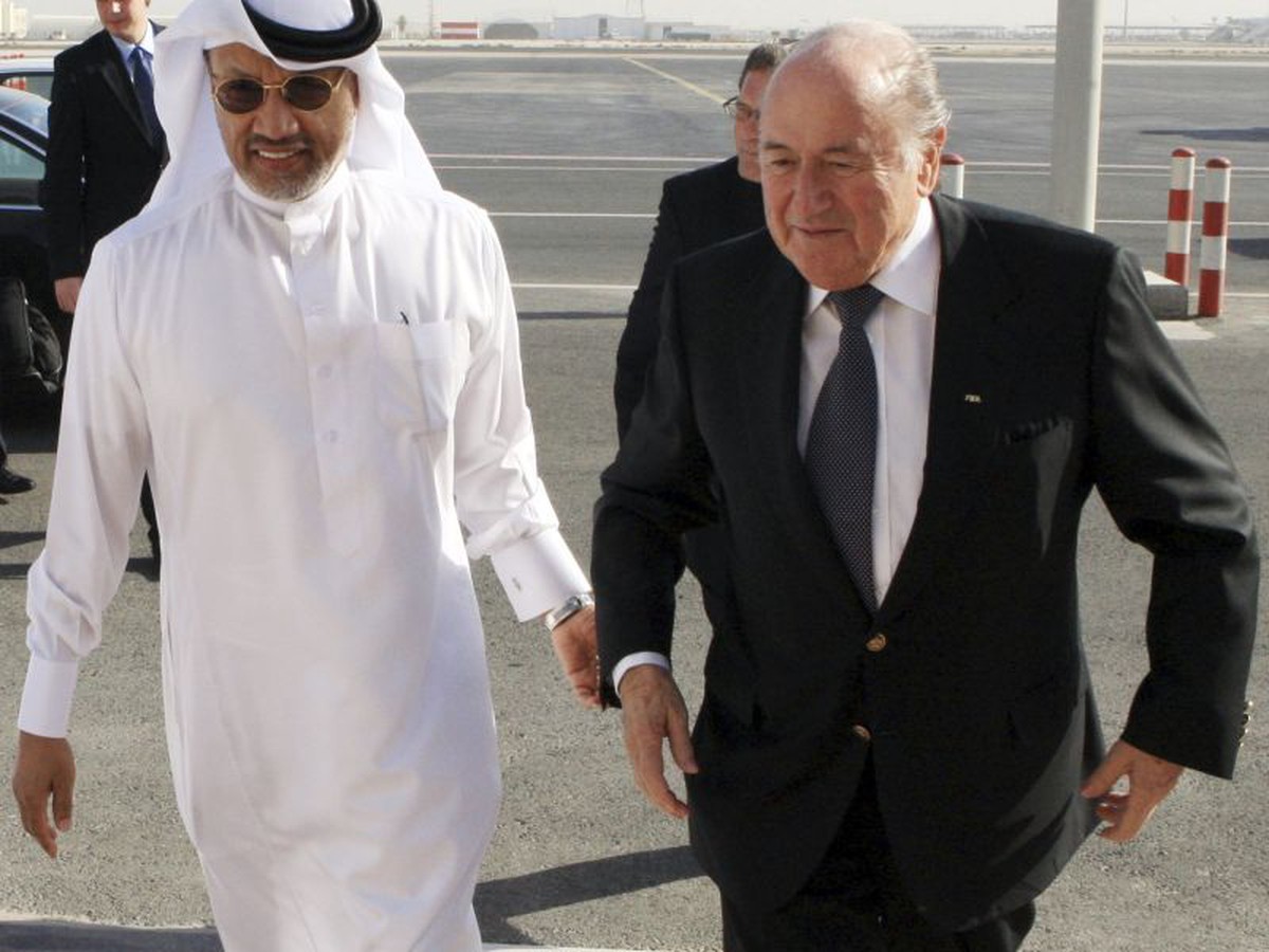 Mohammed bin Hammam a Sepp Blatter