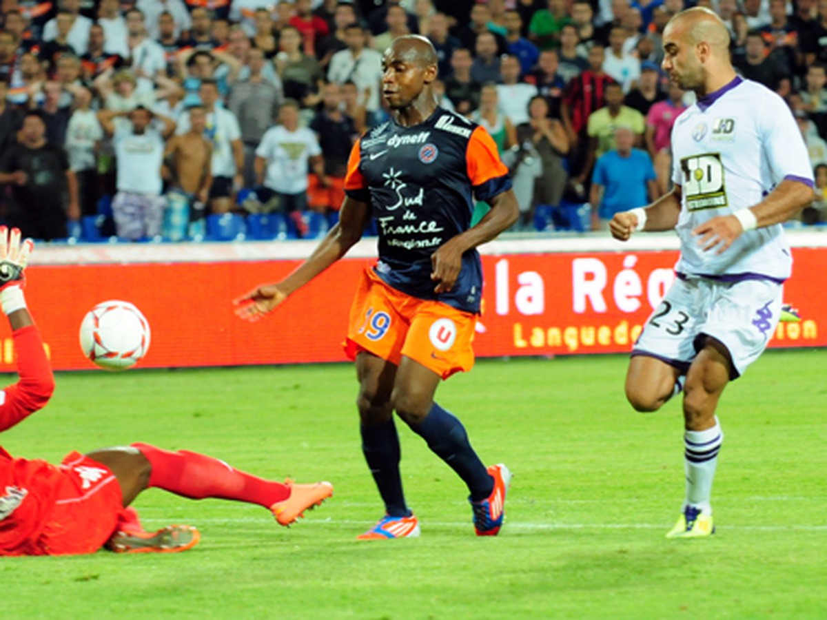 Momentka zo zápasu Montpellier - Toulouse