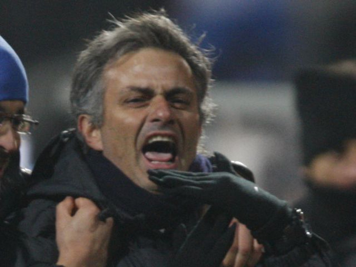 Nahnevaný José Mourinho