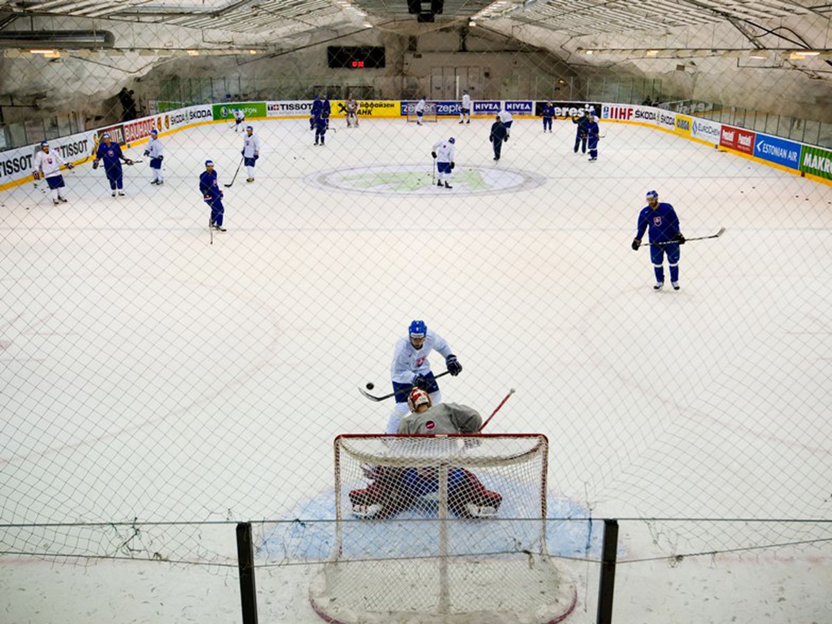 Tréning slovenského tímu v Helsinkách