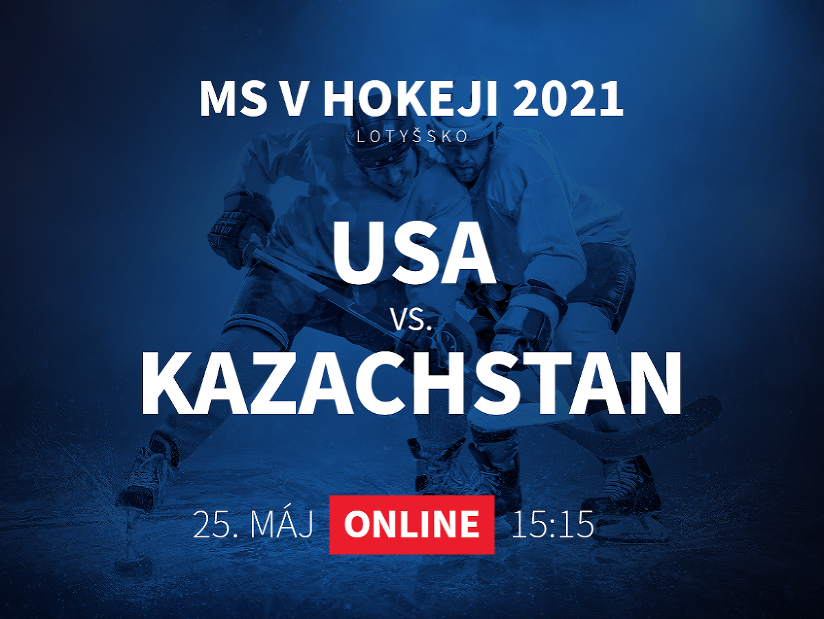 MS v hokeji 2021: USA - Kazachstan