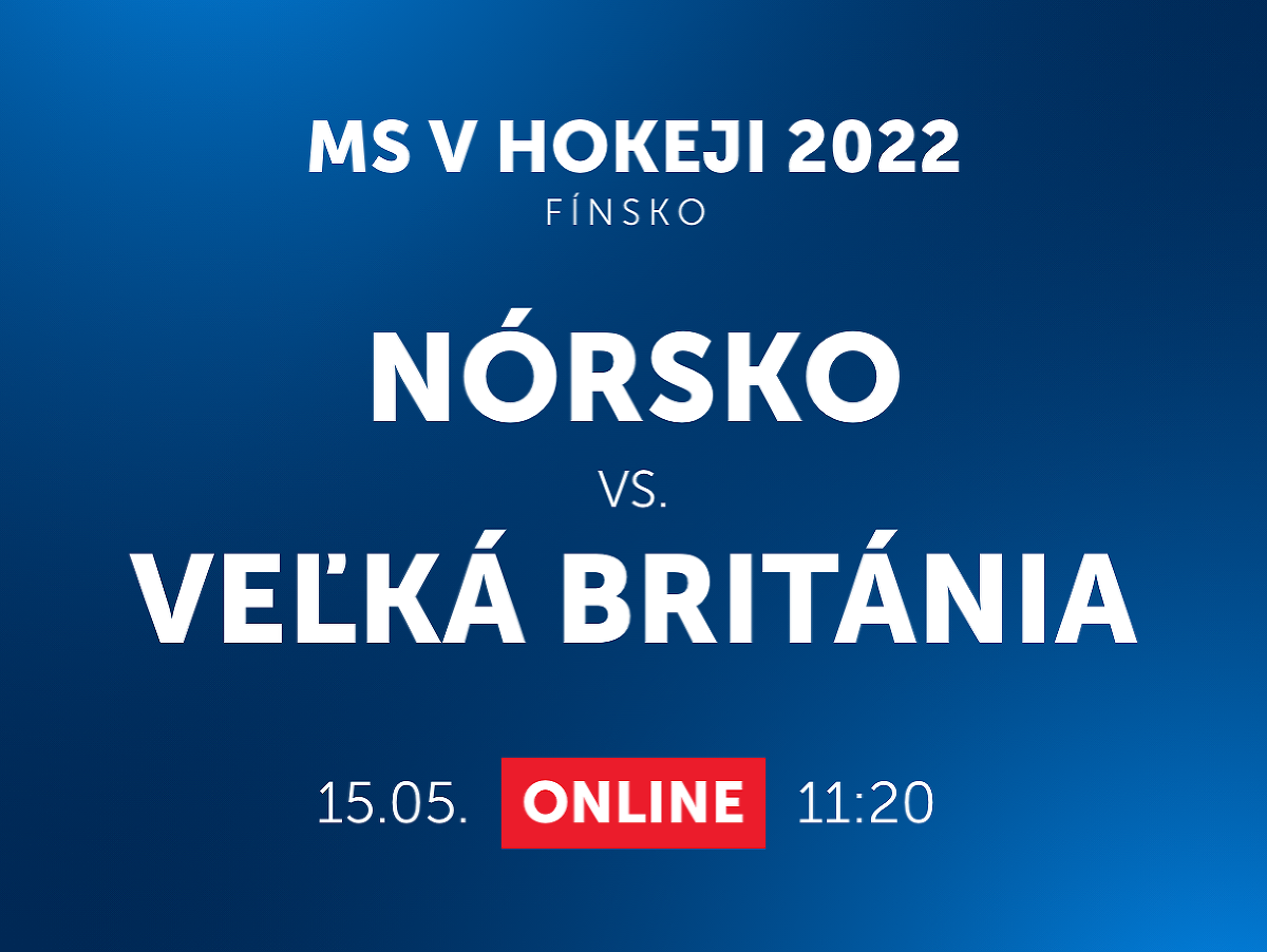 MS v hokeji 2022: Nórsko - Veľká Británia