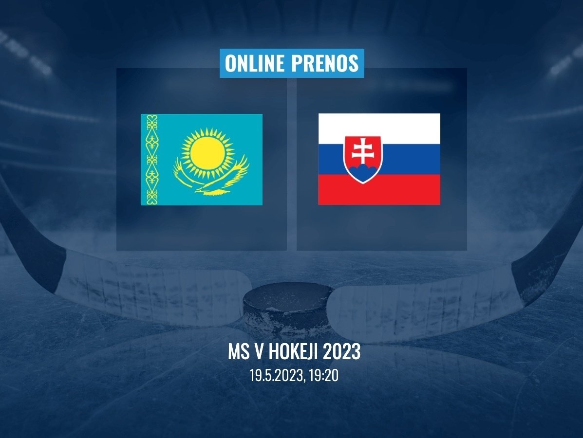 MS v hokeji 2023: Kazachstan - Slovensko
