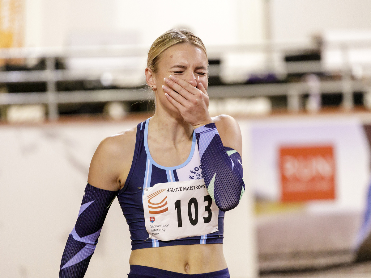 Viktória Forsterová zvíťazila vo finále 60 m prekážok počas 57. halových majstrovstiev Slovenska