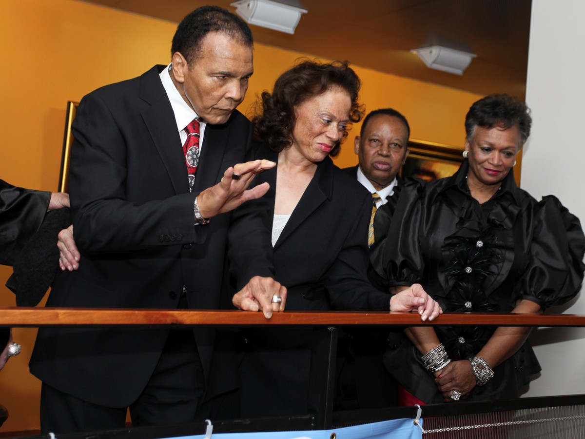 Muhammad Ali s manželkou Lonnie