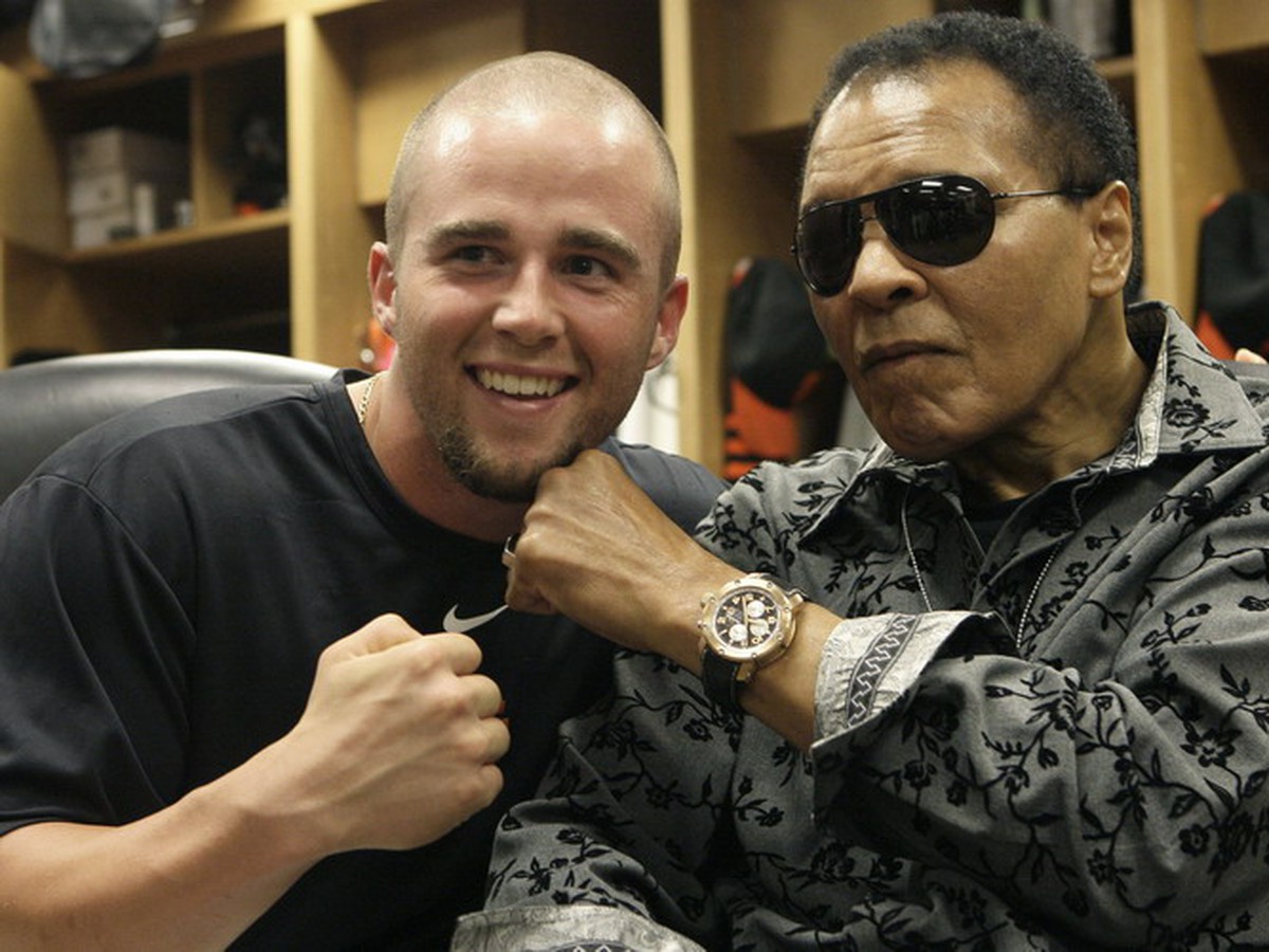 Muhammad Ali navštívil San Francisco Giants