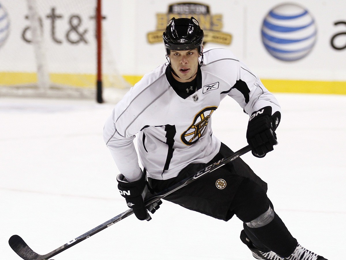 Nathan Horton na tréningu