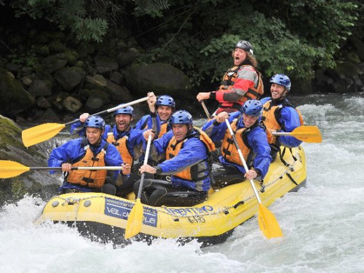 Hráči Neapola si vyskúšali rafting