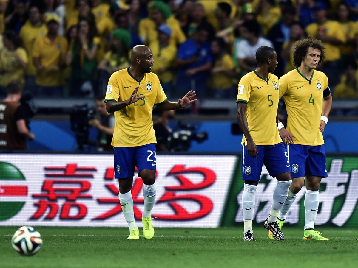 Zdrvení hráči Brazílie z výsledku
