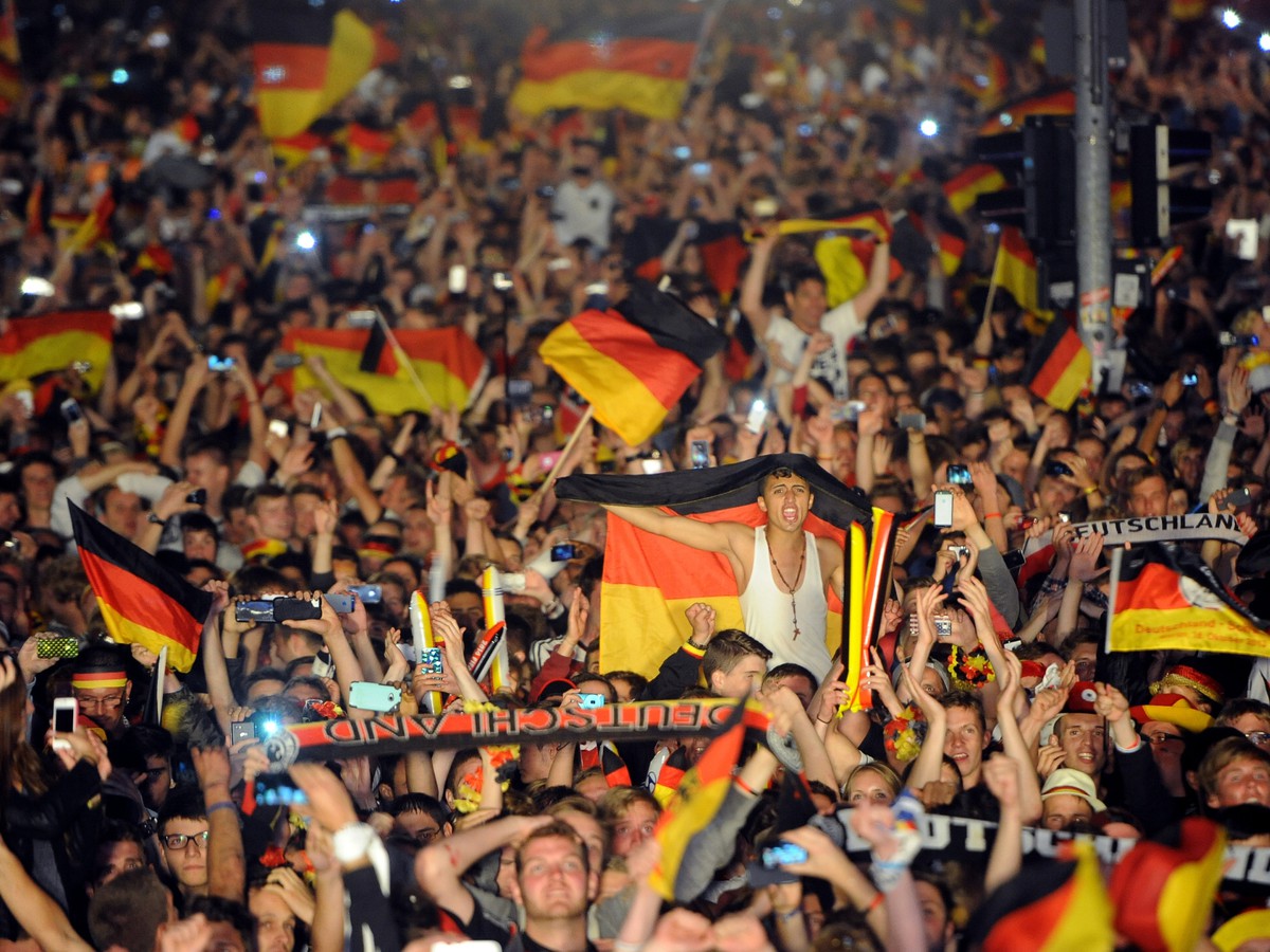Oslavy nemeckých fanúšikov