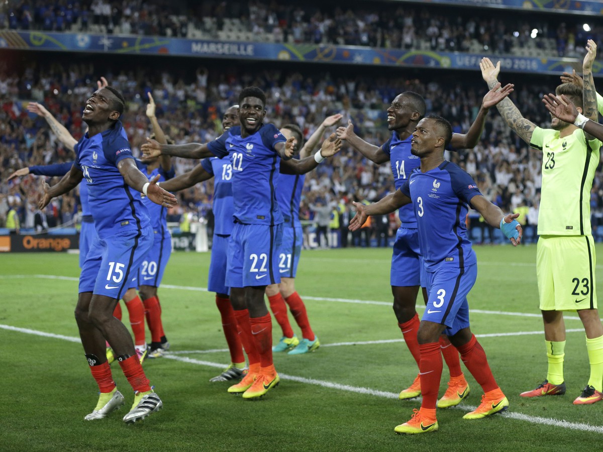 Radosť Francúzov po postupe do finále