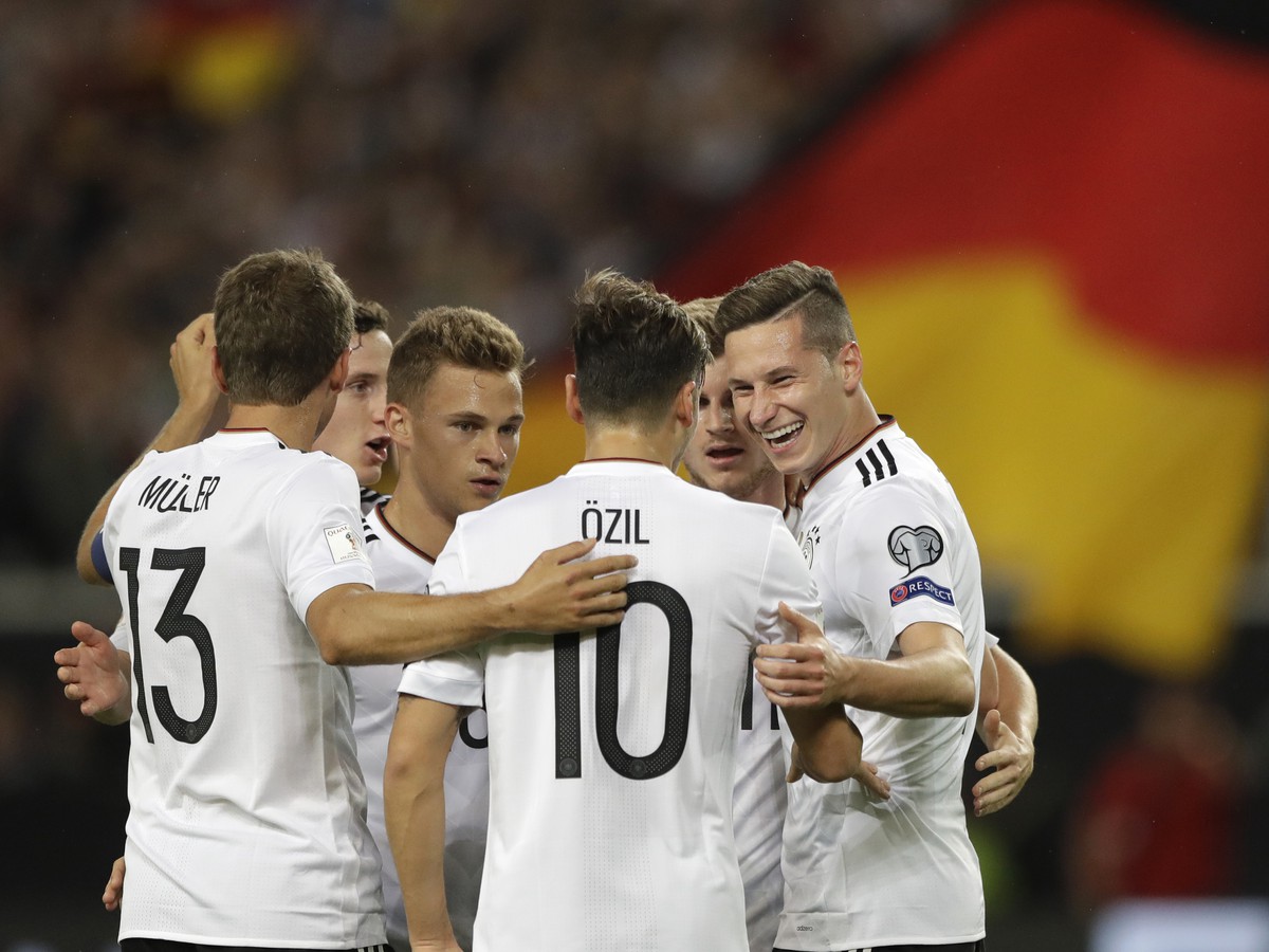 Nemecká radosť po góle na 2:0
