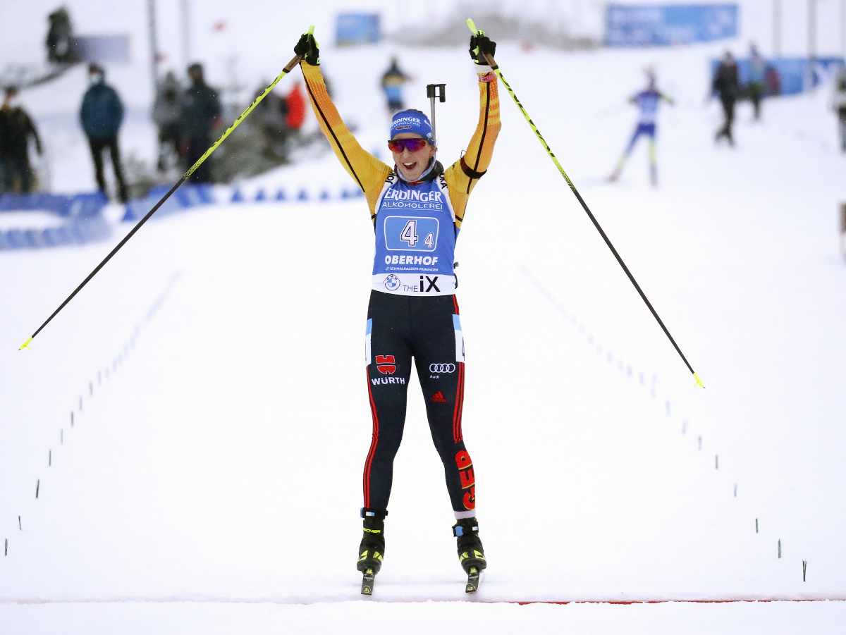 Nemecká biatlonistka Franziska Preussová sa na šampionáte nepredstaví