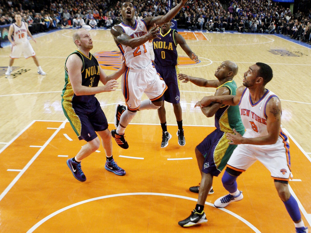 New York Knicks prehral s New Orleans Hornets