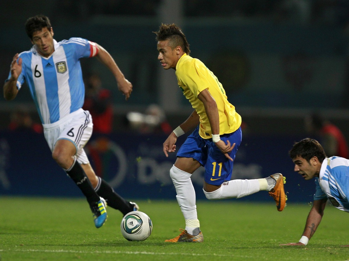 Neymar v útočnej akcii