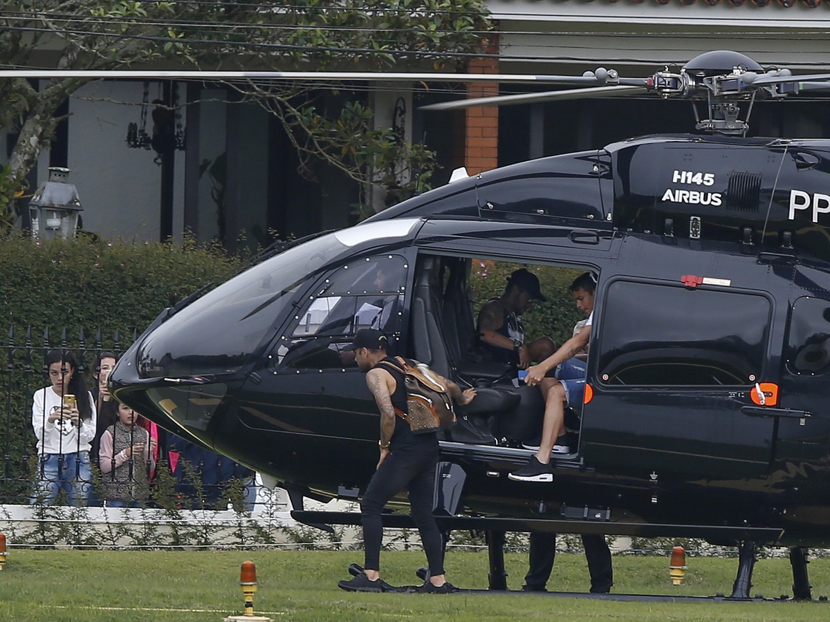 Neymar a jeho súkromná helikoptéra