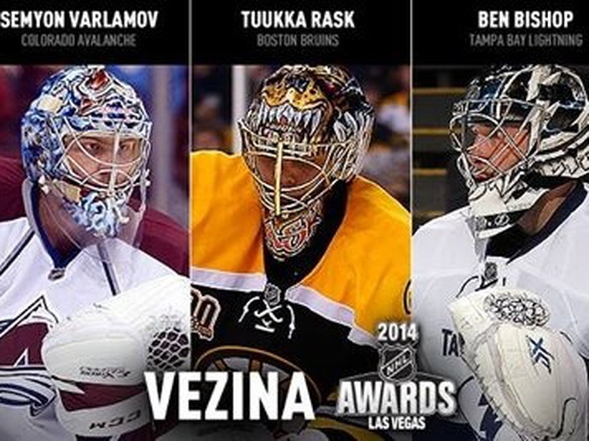 Semjon Varlamov, Tuukka Rask a Ben Bishop sa stali finalistami Vezinovej trofeje pre najlepšieho brankára NHL