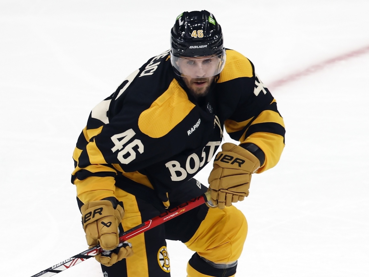 David Krejčí v drese Bostonu Bruins