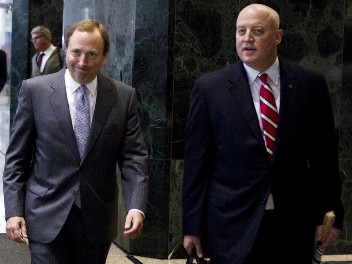 Gary Bettman a Bill Daly