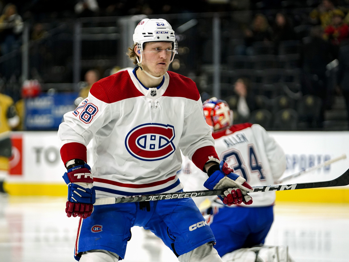 Útočník Montrealu Canadiens Christian Dvorak
