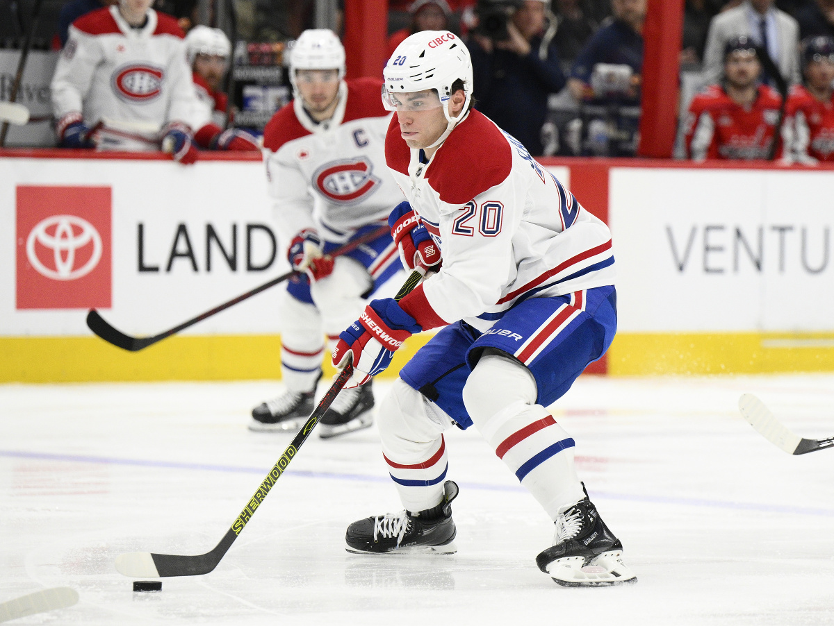 Krídelník Montrealu Canadiens Juraj Slafkovský