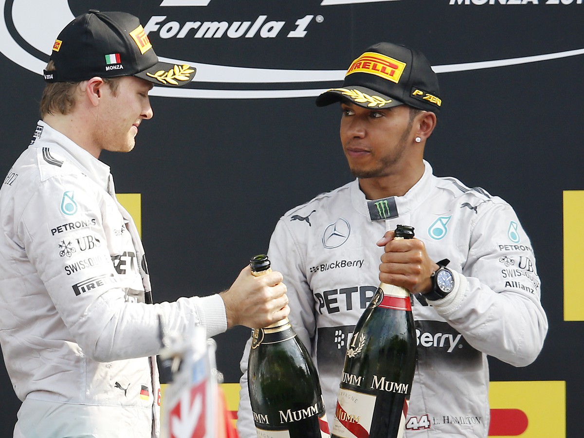 Lewis Hamilton a Nico Rosberg 